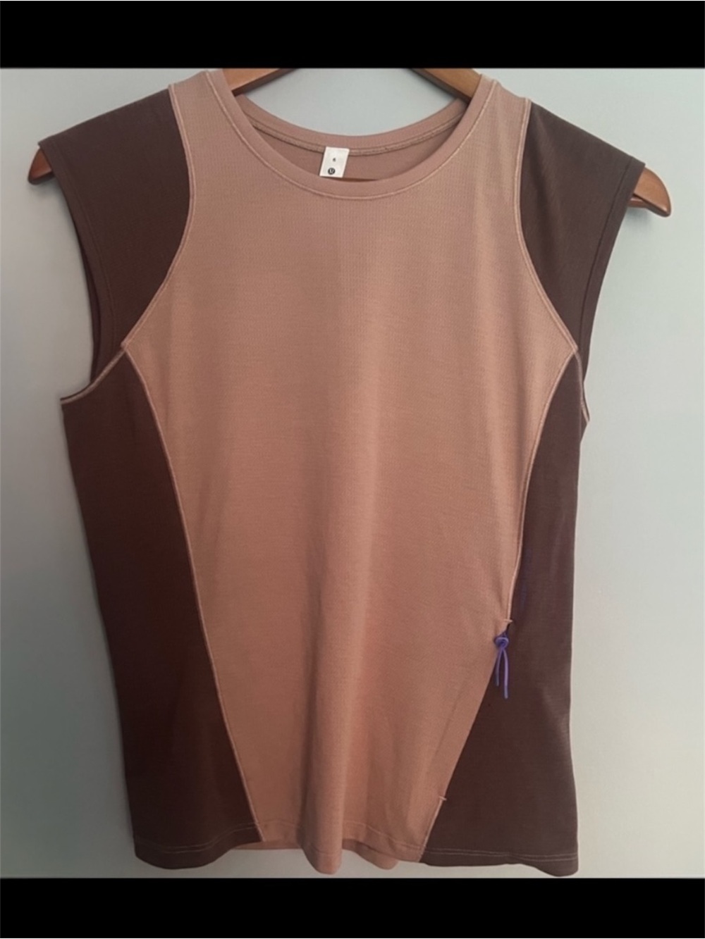 Lululemon Cap Sleeve Hiking Tank Top *Pink Clay/Dark Oxide Size 6